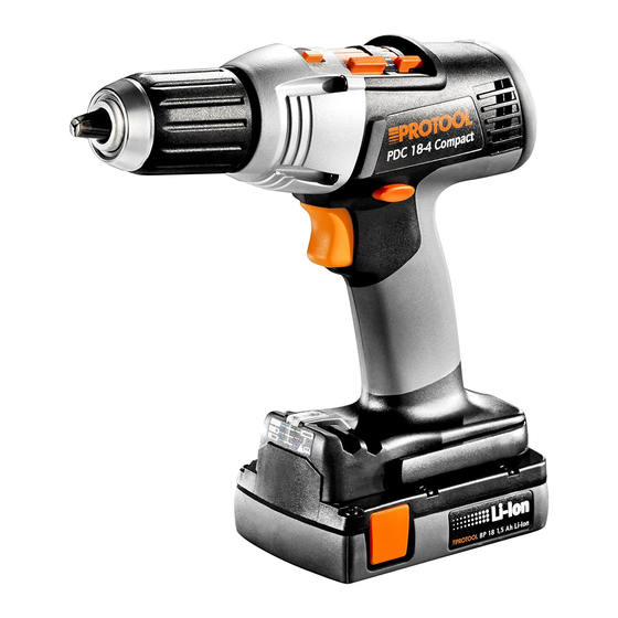 Protool PDC 18-4 Compact Original Instruction