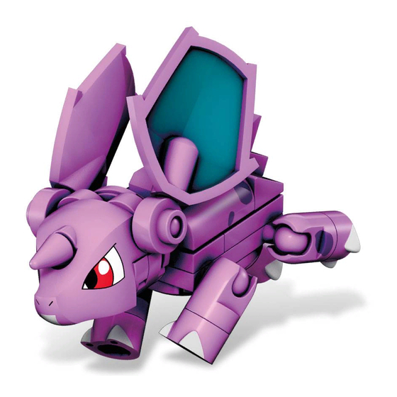 Mega Construx POKEMON WONDER BUILDERS NIDORAN GKY77 Manual