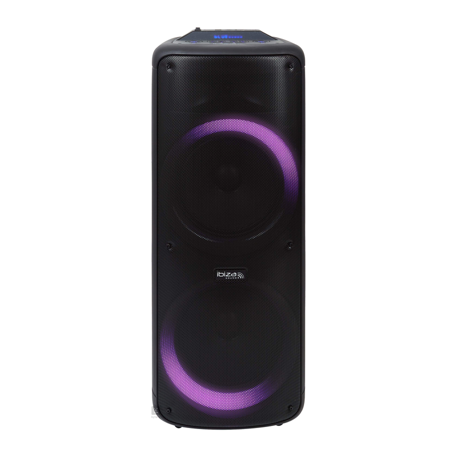 Ibiza sound RAINBOW1000 Manual