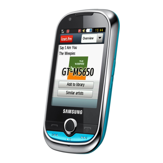 Samsung GT-M5650U Manuals