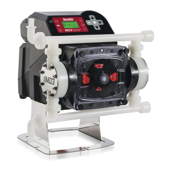 Blue-White CHEM-FEED MD3 Series Operating Manual