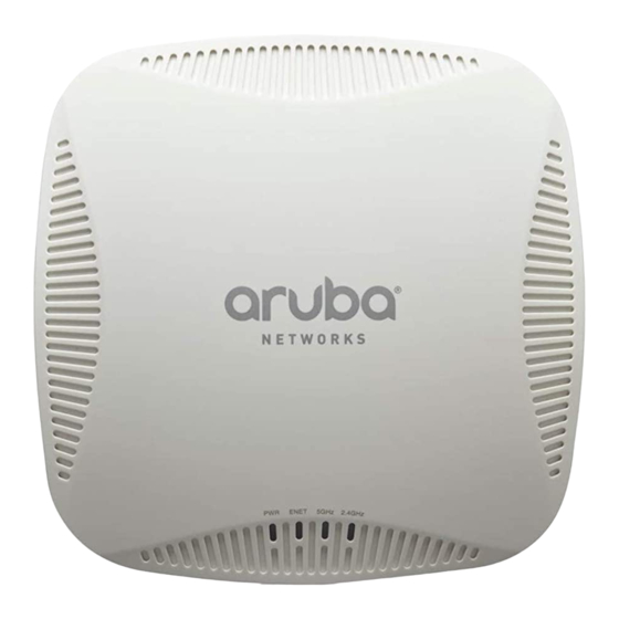 Aruba Networks IAP-200 Series Installation Manual