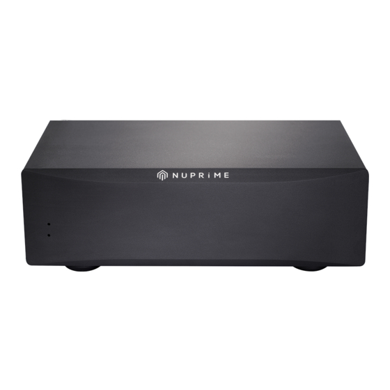 NuPrime STA-100 Stereo Power Amplifier Manuals