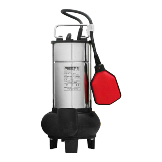 Reefe RVC260 Exploded View & Instruction Manual