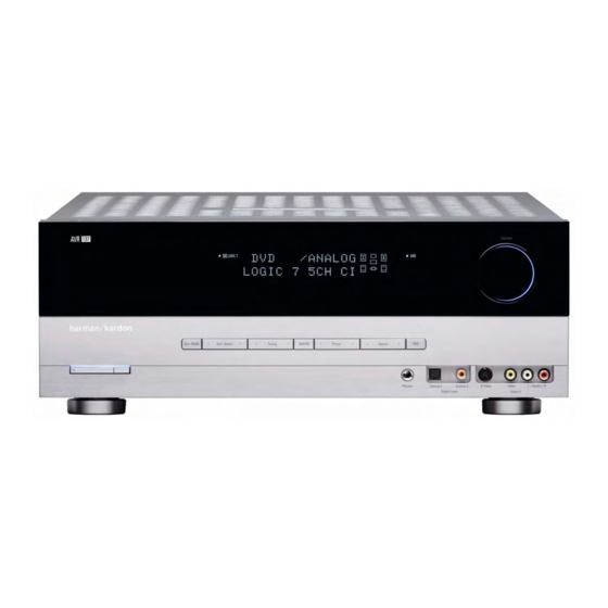 Harman Kardon AVR137/230 Service Manual