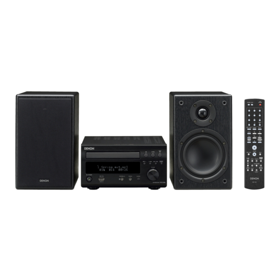 Denon D-M38 Manual Del Usuario