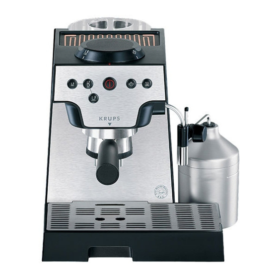 Krups Coffee Maker Quick Manual