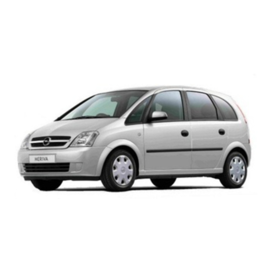 Opel 2009 Meriva Brochure & Specs