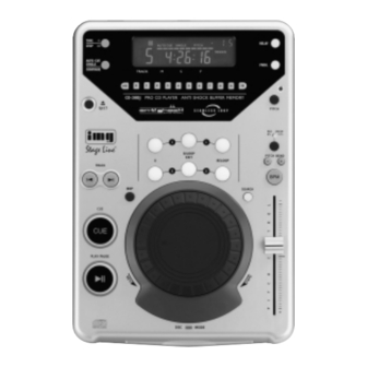IMG STAGE LINE CD-30DJ Instruction Manual