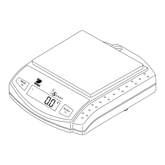 OHAUS SCOUT Service Manual