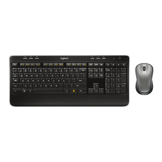Logitech MK520 Manual