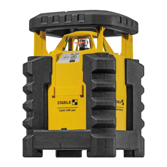 Stabila LAR 300 Manuals