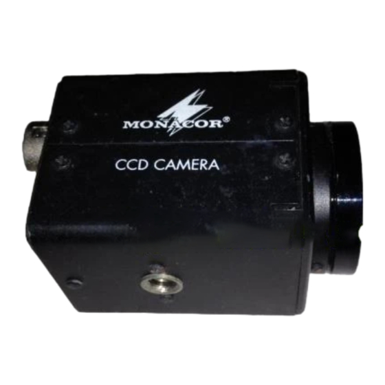 Monacor TVCCD-240 Manual