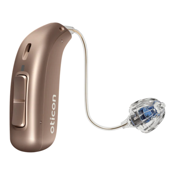oticon More miniRITE R Series Instructions For Use Manual
