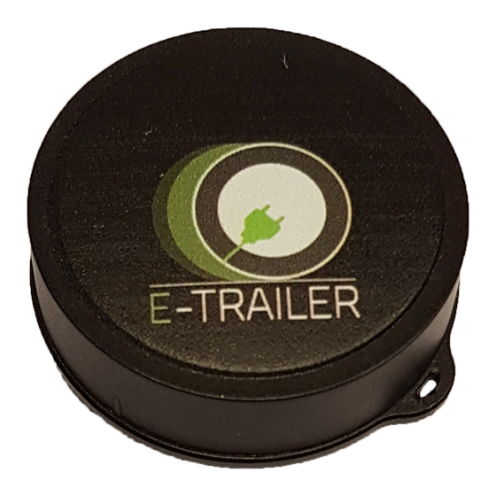 E-Trailer E-Temperature Product Manual