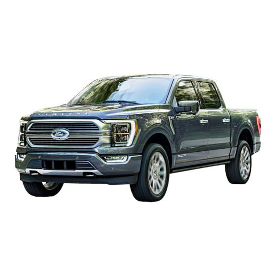 Ford F-150 2021 Quick Start Manual