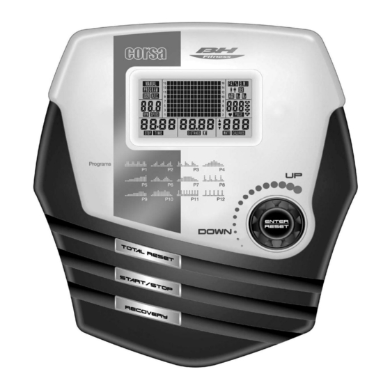 BH FITNESS H287 Manual