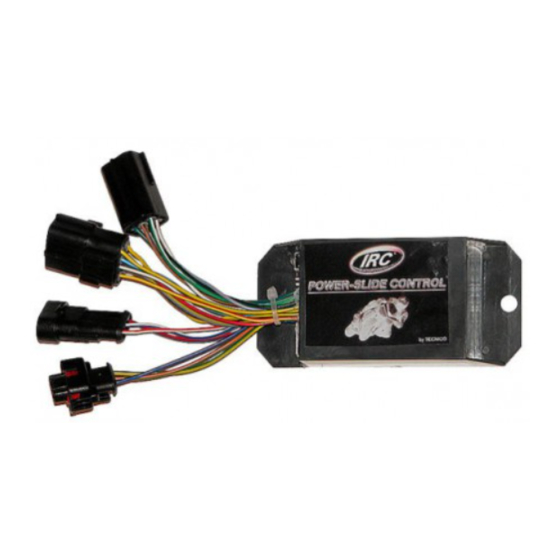 IRC POWER SLIDE CONTROL Manual