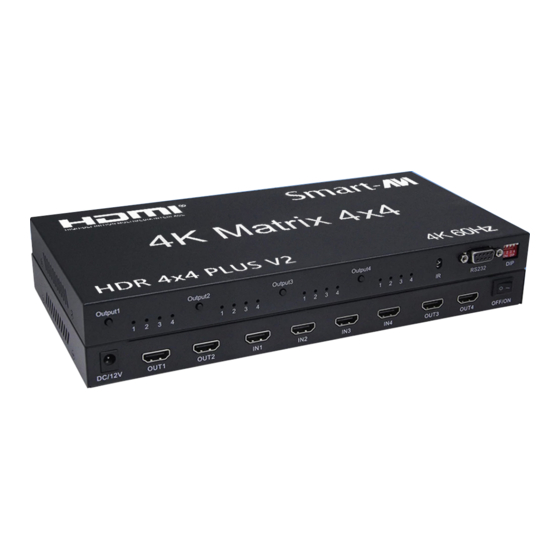 SMART-AVI HDR-4X4-PLUS-V2 User Manual