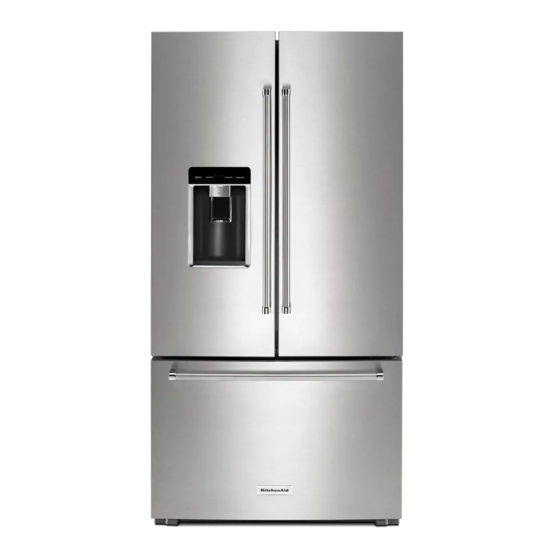 KitchenAid KRFC604FSS02 Door Refrigerator Manuals