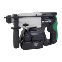 Hitachi dh 24dvc Handling Instructions Manual