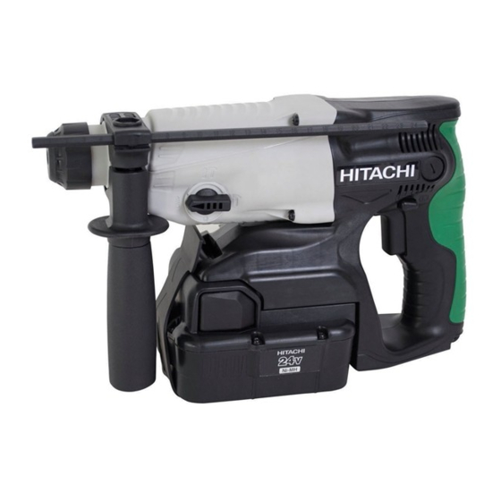 Hitachi dh 24dvc Handling Instructions Manual
