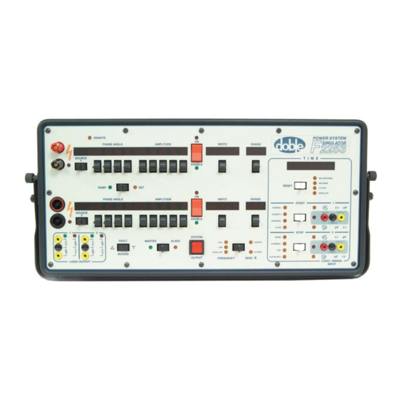 Doble f2250 series Manuals