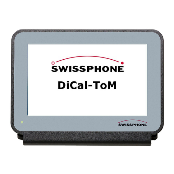 SwissPhone DiCal-ToM User Manual