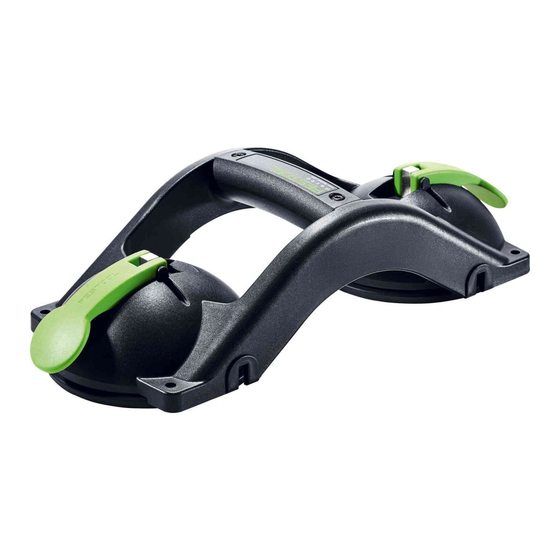 Festool Gecko Original Operating Manual/Spare Parts List