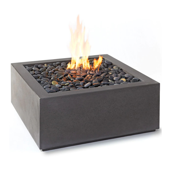 Paloform BENTO 42 CORTEN Match-Lit Installation & Owner's Manual