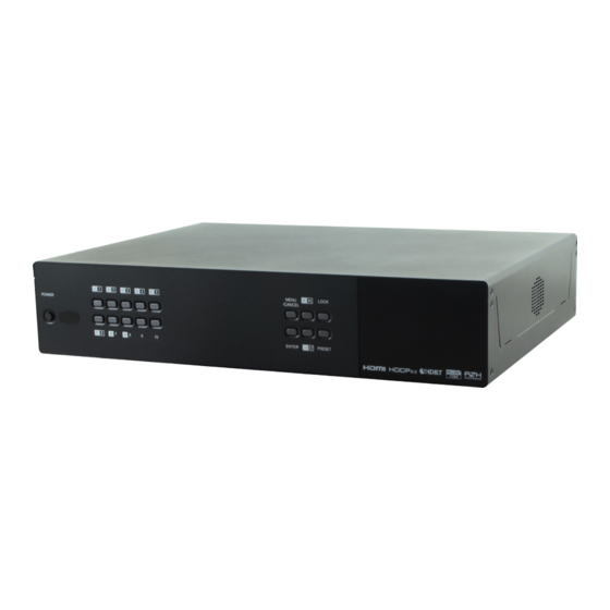 User Manuals: CYP CPLUS-662CVEA HDMI Matrix Switcher