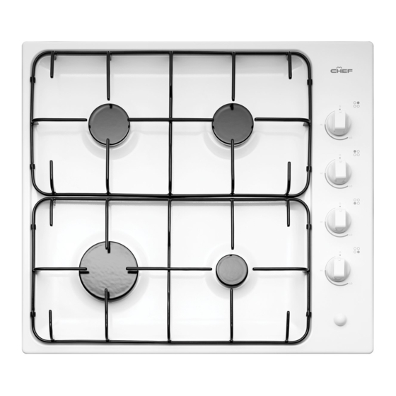 Chef GHR12SW User And Installation Manual