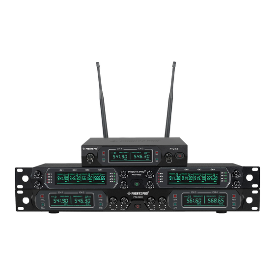 PHENYX PRO PTU-51 Series Owner's Manual