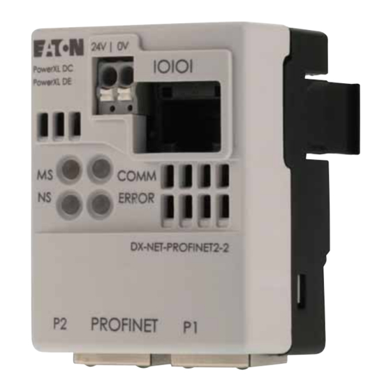 Eaton DX-NET-PROFINET2-2 Manuals