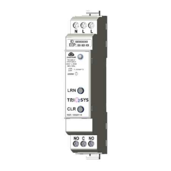 TRI02SYS 10020118 Installation And Operating Manual