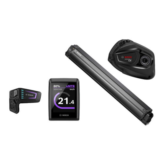 Accell BOSCH SMART SYSTEM Quick Start Manual