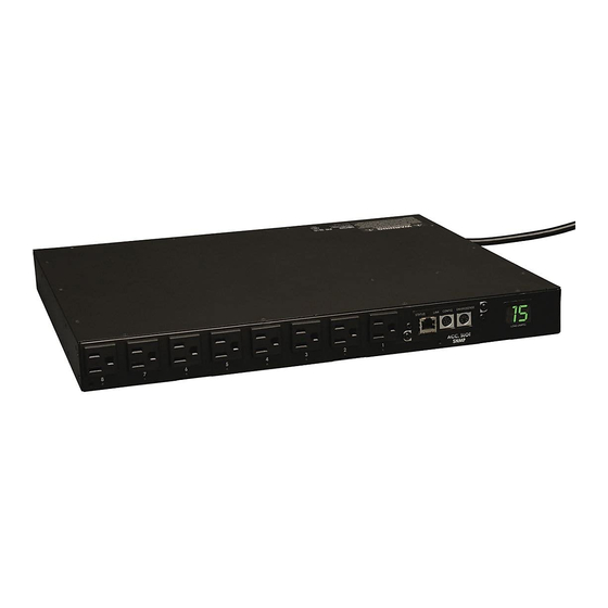 Tripp Lite PDUMH15NET2 Owner's Manual