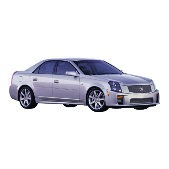 Cadillac CTS 2004 Manual