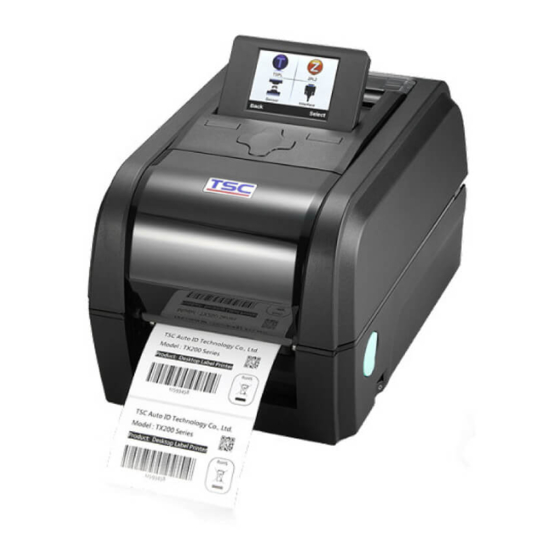 TSC TX200 Series User Manual
