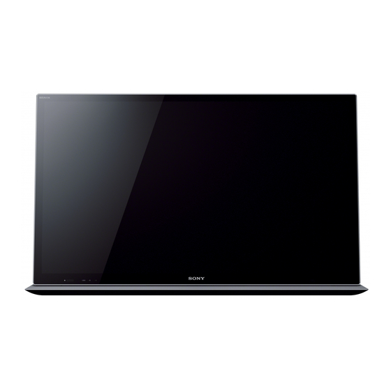 Optional Equipment - Sony Bravia KDL-40HX855 Operating