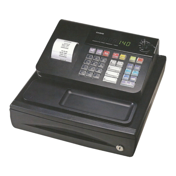 Casio 140CR - Cash Register User Manual