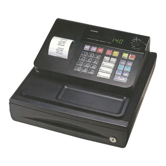 Casio Cr Cash Register User Manual Pdf Download Manualslib