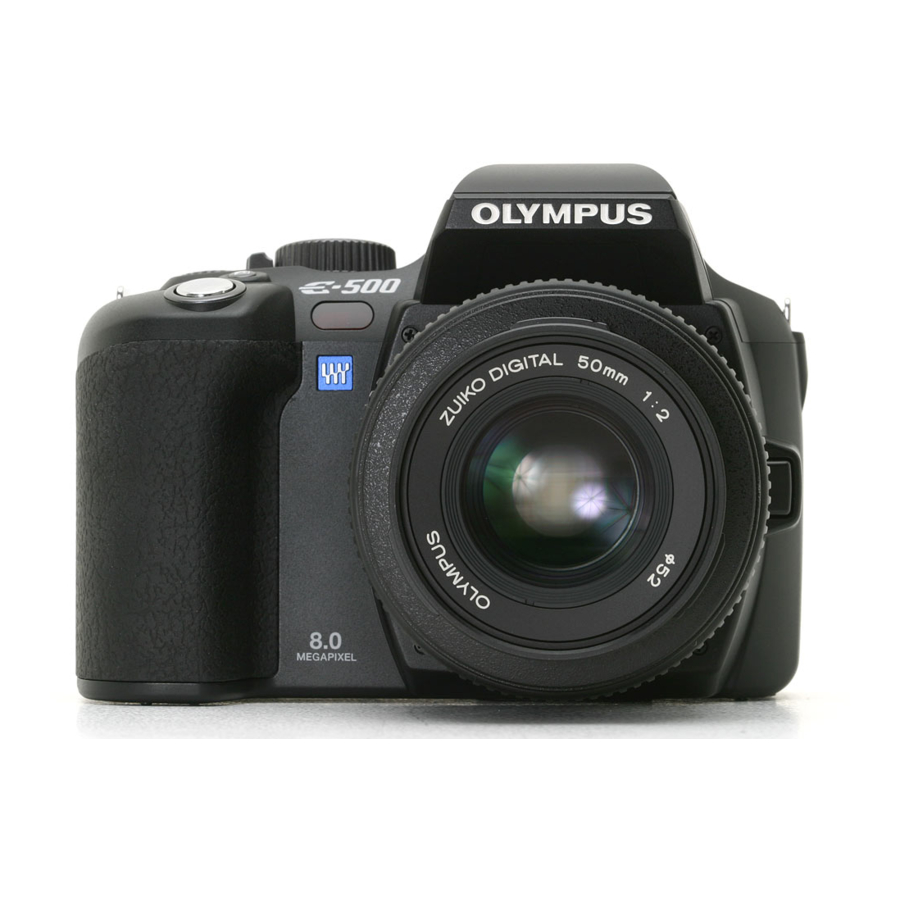 OLYMPUS E500 EVOLT DIGITAL CAMERA Pdf Download ManualsLib