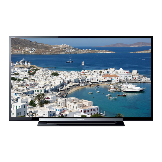 SONY BRAVIA KDL-32R400A OPERATING INSTRUCTIONS MANUAL Pdf Download ...