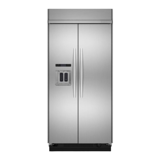KitchenAid KSSC42QTS - 42" Refrigerator Installation Manual