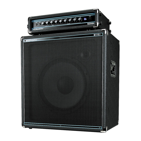 acoustic b200 bass amp