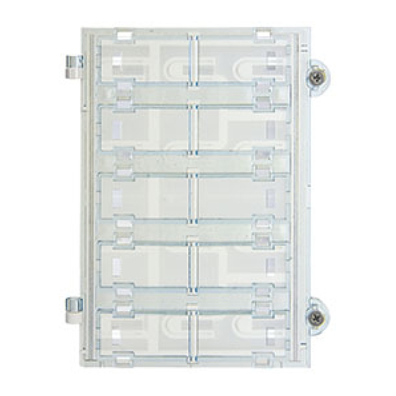 Vimar ELVOX 41010 Instruction Sheet