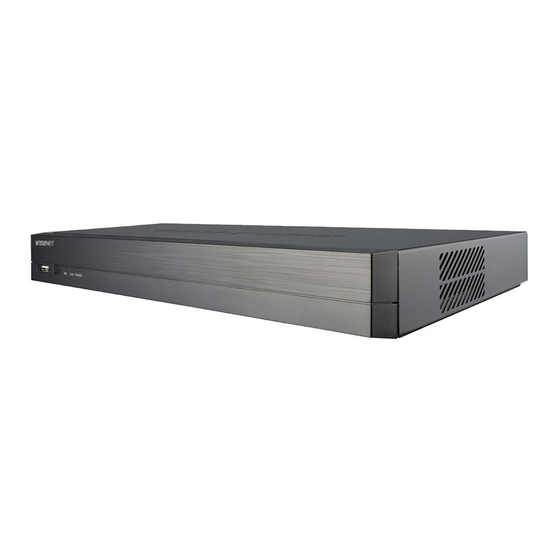 Wisenet QRN-410 User Manual