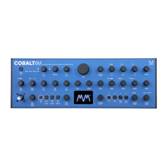 Modal Electronics COBALT8M User Manual