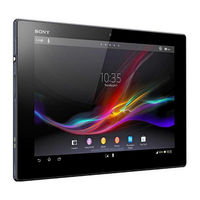 Sony Xperia Tablet Z Troubleshooting Manual